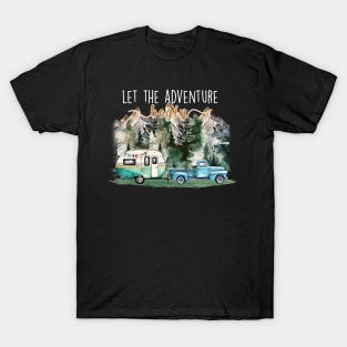 Let The Adventure Begin - Unique Creation For Travel And Discovery Enthusiasts T-Shirt